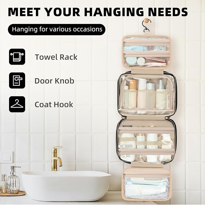 BAGAIL 10 Set Packing Cubes and Hanging Toiletry Bag - Image 7
