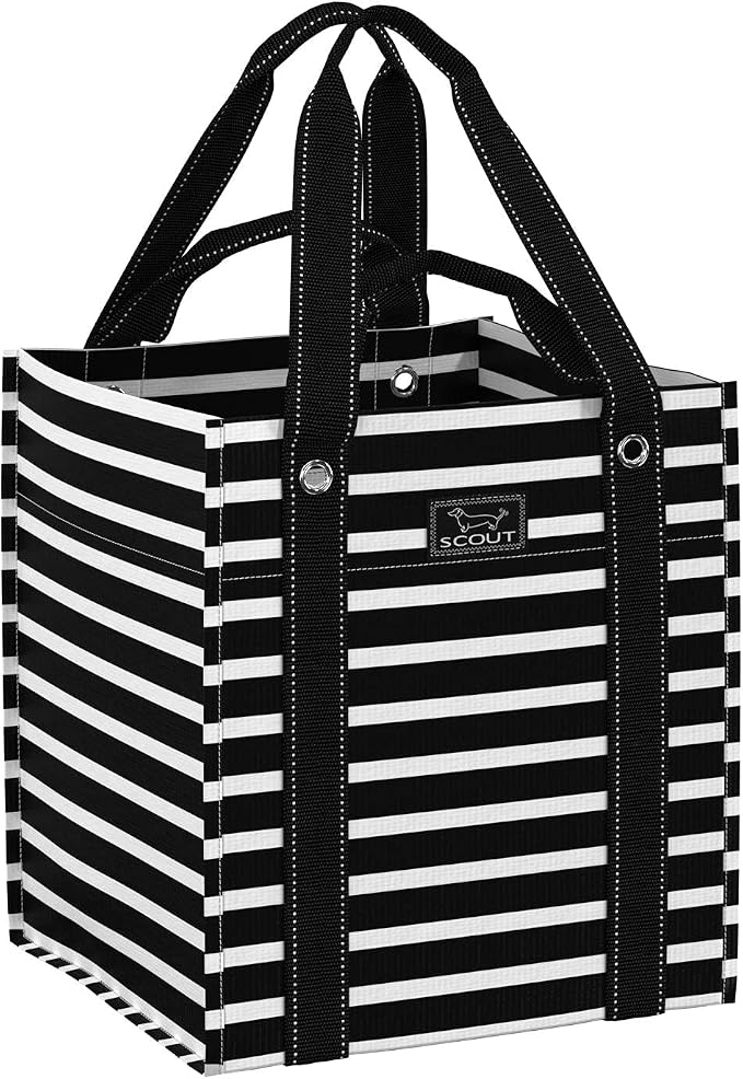 SCOUT Bagette Market Tote, Large Reusable Grocery Bag with Burst-Proof Bottom by SCOUT
