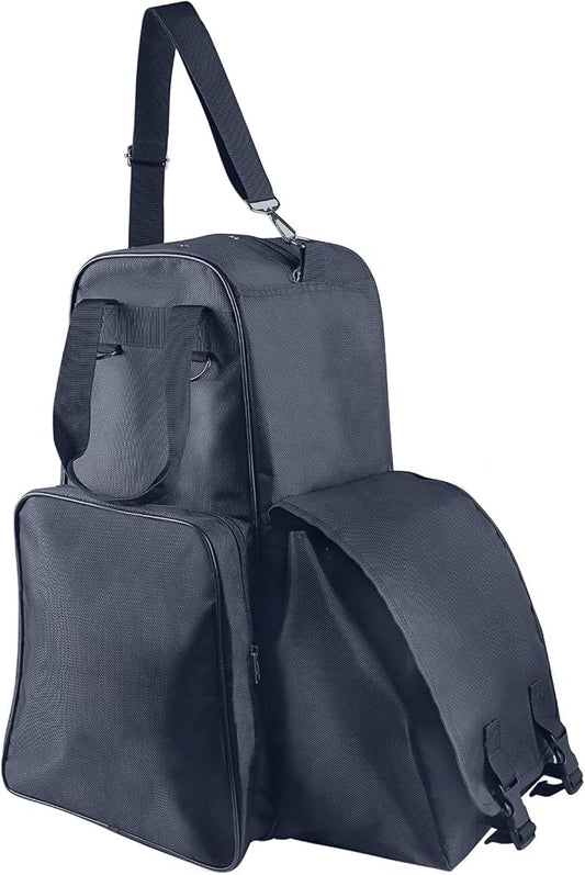 Harrison Howard Equestrian Pack Equipment Multi-Functional Carry Bag for Boots Helmet Horsewhip Horse Riding Pack Equipment by HarrisonHoward