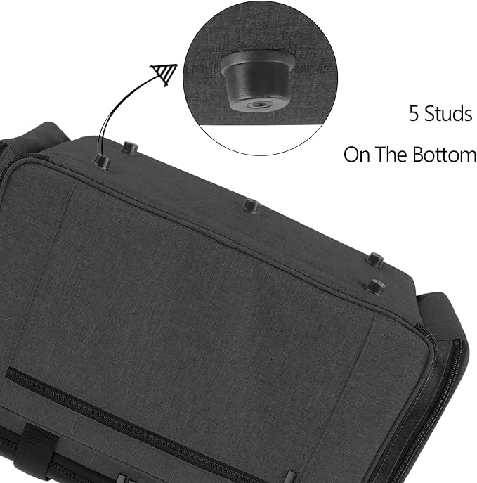 LUXJA Sewing Machine Case with Removable Padding Pad, Black | Travel Case for Most Standard Sewing Machines & Accessories, Bag Only - Image 5