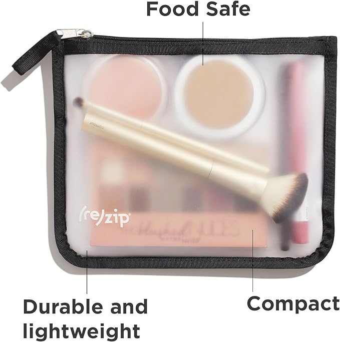 (re)zip 11-Piece Travel Organization Kit | TSA-Compliant Travel Quart, Small, Medium, & Gallon Zippered Bags, and 3 Leakproof Stand Up Bags |For Documents, Toiletries, Snacks & More