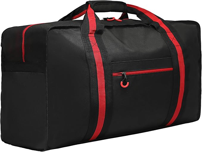 Large Duffle Bag for Women Men Heavy Duty Gear Storage Bag Foldable 88L Weekender Gym Overnight Bags by HOME
