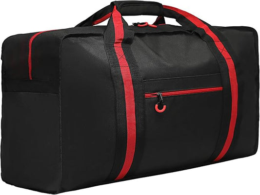Large Duffle Bag for Women Men Heavy Duty Gear Storage Bag Foldable 88L Weekender Gym Overnight Bags by HOME