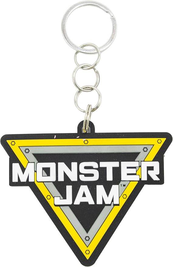 Fast Forward Monster Jam Backpack Set for Boys | 4-Piece Monster Truck Bookbag with Lunch Bag, Headphones, and Dangle | Grave Digger Kids School Backpack | Ages 3+ - Image 7