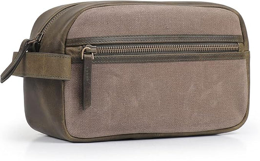 Londo Genuine Leather Travel Toiletry Bag – Makeup, Shaving Organizer, Dopp Kit for Men & Women, Durable & Stylish Travel Accessory by Londo