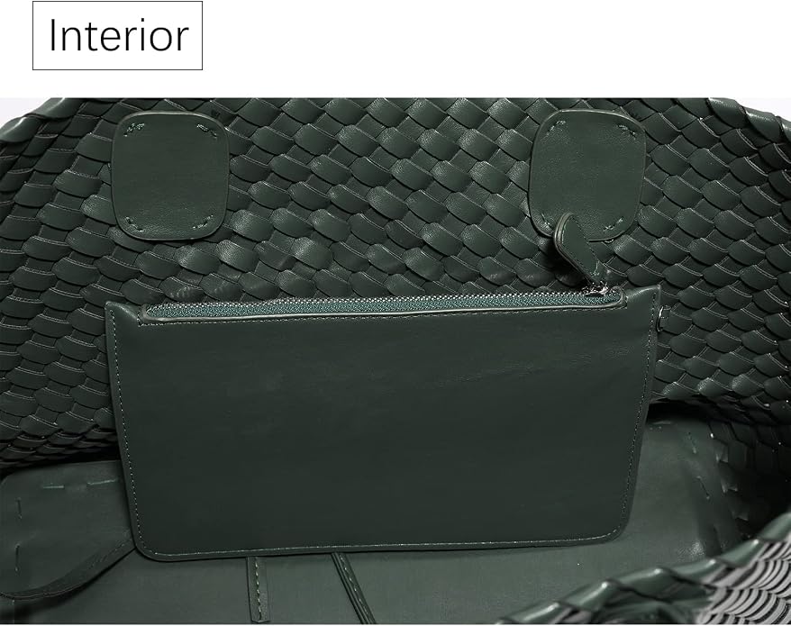 Woven Bag Shopper Bag Travel Handbags and Purses Women Tote Bag Large Capacity Shoulder Fashion Bags - Image 6