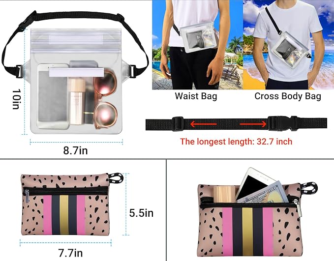 IBFUN Neoprene Bag, Large Multipurpose Beach Bag Neoprene Tote Bag with Inner Pocket for Women/Pool - Image 5