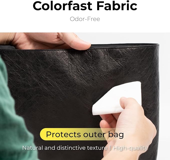 Purse Organizer Insert for HERMES Constance 19 Handbag,Custom Fit Inside Premium Matte Black Lightweight WaterResistant Tote Bag Insert - Image 7