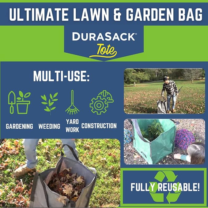 DURASACK Heavy Duty Storage Tote Bag 22-Gallon, Multicolored, Pack of 4 | Rugged Woven Polypropylene Moving Bag, Reusable Self-Standing Design, Holds up to 500 Pounds - Image 4