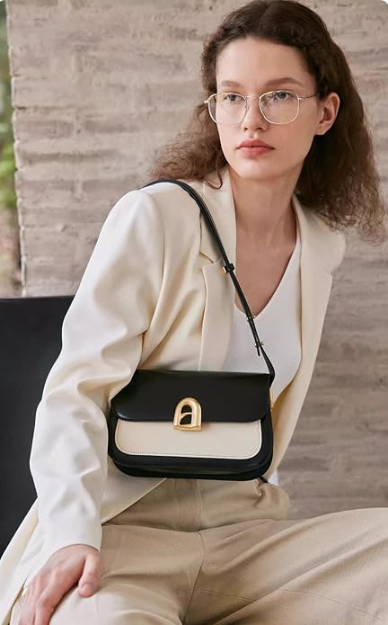 LAFESTIN Genuine Leather Shoulder Bag for Women with Adjustable Strap, Crossbody Purses For Women, Designer Inspire Handbags - Image 9