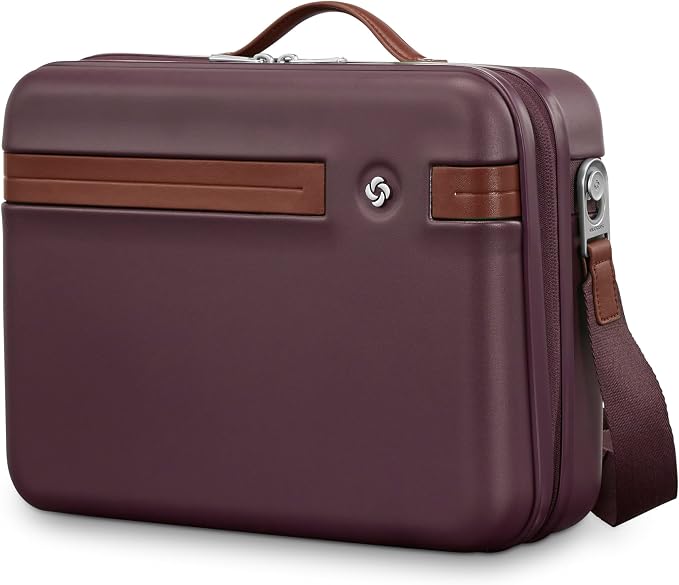 Samsonite Virtuosa Hardside Train Case, Crossbody Travel Makeup Case with Removable Strap by Samsonite