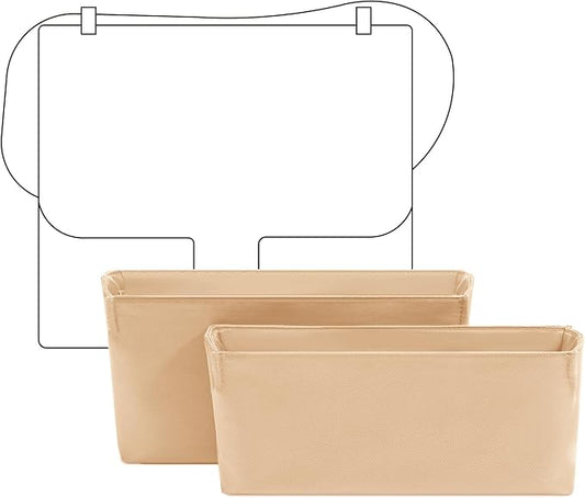 Purse Organizer Insert for HERMES Constance 19 Handbag, Custom Fit Inside Premium Vanile Lightweight WaterResistant Tote Bag Insert Accessories by FANJIProject