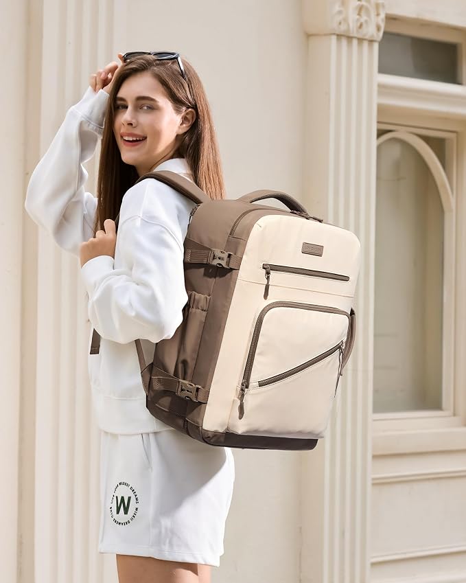 LOVEVOOK 40L Travel Backpack for Women Men, Airline Approved Carry On Luggage, Multi-Pocket TSA Personal Item Bag fits 17 Inch Laptop, Waterproof Weekender Overnight Suitcase Travel Essentials - Image 2