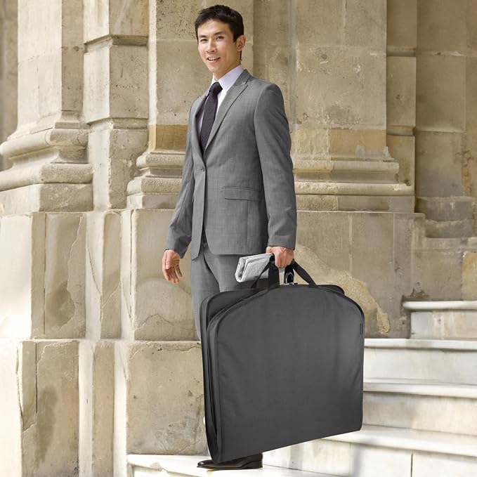 WallyBags® 40” Deluxe Carry-On Travel Garment Bag, Perfect for Suits and Shirts - Image 6