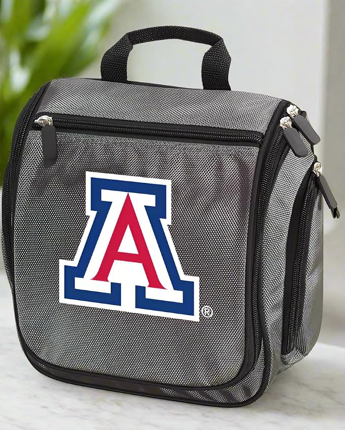 Broad Bay University of Arizona Toiletry Bags Or Hanging Arizona Wildcats Shaving Kits (Gray) - Image 3