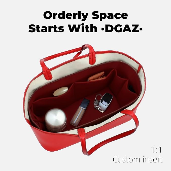 DGAZ Lightweight Purse Organizer Insert for GYARD-Anjou/Artois/SaintLouis Bags,silk and DupontPaper handbag inner for Luxury Bag(Wine,Saint louisGM) - Image 7