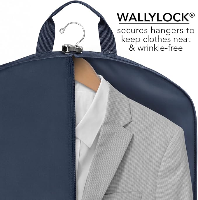 WallyBags® 40” Deluxe Carry-On Travel Garment Bag, Perfect for Suits and Shirts - Image 4