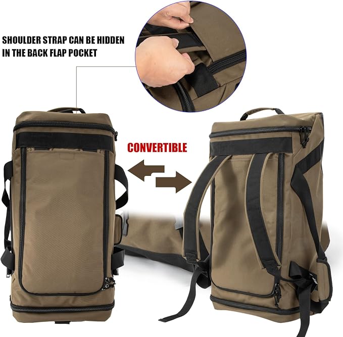 90L Large Duffle Bag,Gym Bags For Men Weekend Bag For Women Travel Backpack Carry On Sports Duffel Bag - Image 2