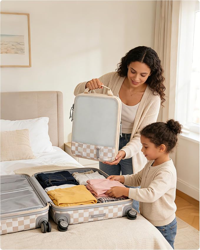 BAGSMART 6 Set /4 Set/2 Set Compression Packing Cubes for Travel, Lightweight Luggage Organizer Bags, Durable Space Saver Bags Travel Essentials - Image 2