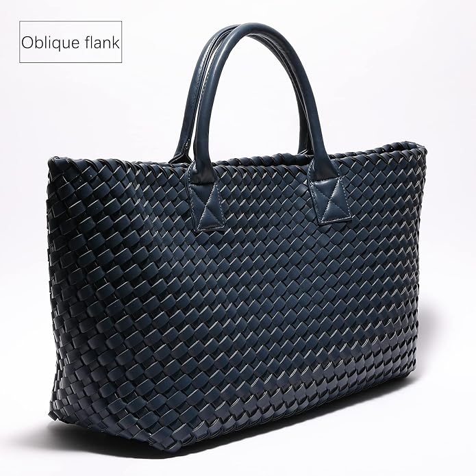 Woven Bag Shopper Bag Travel Handbags and Purses Women Tote Bag Large Capacity Shoulder Fashion Bags - Image 4