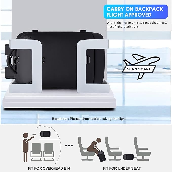 TANGCORLE Vacuum-Compressed Travel Backpack: Expandable, Airline-Approved Laptop Backpack—Unisex Business Backpack - Image 6
