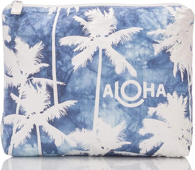 ALOHA Collection Small Pouch | Lightweight, Packable, and Splash-Proof Makeup Pouch | Easy to Clean by ALOHACollection