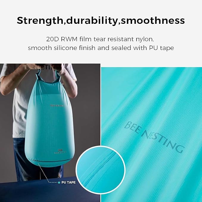 Bee Nesting Waterproof Dry Bag Lightweight Dry Sack Marine Dry Bags Suitable for swimming,kayaking,rafting boating, surfing, outdoor travel, mountaineering,hiking - Image 6