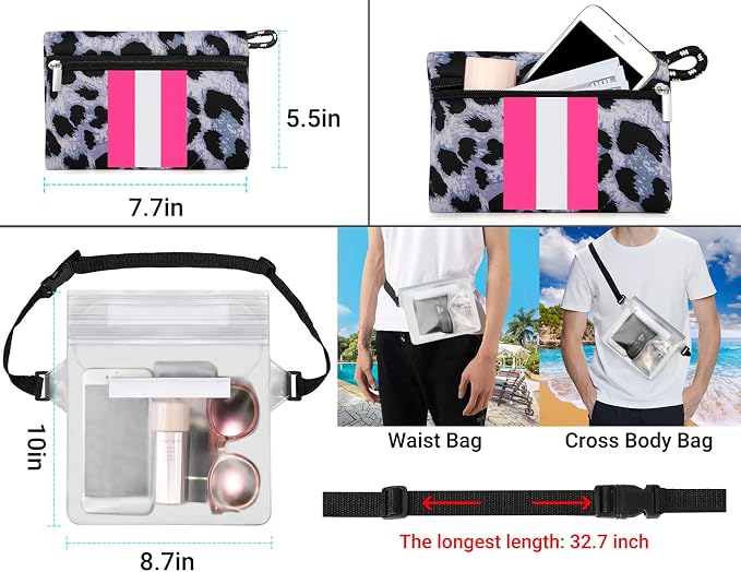 IBFUN Neoprene Bag, Large Multipurpose Beach Bag Neoprene Tote Bag with Inner Pocket for Women/Pool - Image 5
