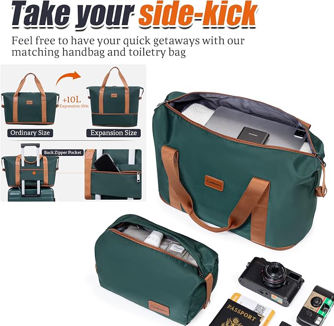Cosbarn Luggage Sets 5 Piece Suitcases with Wheels, Suitcase Set ABS Hard Case Luggage with Lock Spinner Wheels Durable Travel Luggage - Image 6