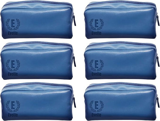 Leather Toiletry Bag for Men - Custom Toiletry Bag for Men - Personalized Toiletry Bag for Men - Custom Travel Toiletry Bag for Men, Mens Shaving Bag for Birthday, Holiday & Groomsmen Gifts (6, Blue) by Cusmiz