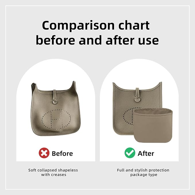 DGAZ custom purse organizer or pillow insert for Evelyne TPM/PM/GM/TGM bags,offering 32 colors to choose from,silk,for women - Image 6
