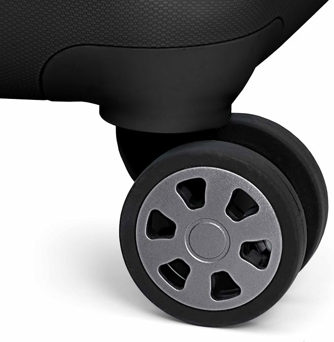 Traveler's Choice Pagosa Hardshell Expandable Luggage with Spinner Wheels, Black, 2-Piece Set (22/27) - Image 11