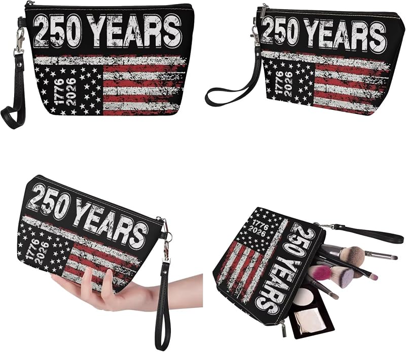 GIFTPUZZ Women Tote Bag Women Wallet Portable Cosmetic Bag for Women Bag Set 3 Pack PU Leather Bags with Zipper - Image 6