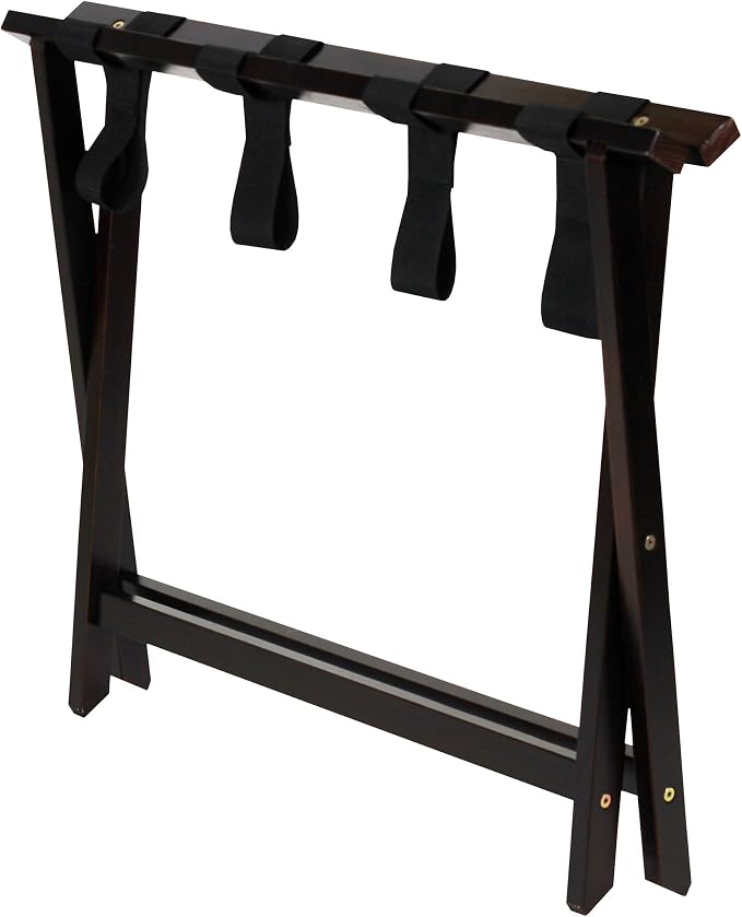 Casual Home Heavy Duty 30" Extra-Wide Luggage Rack, solid wood - Image 6