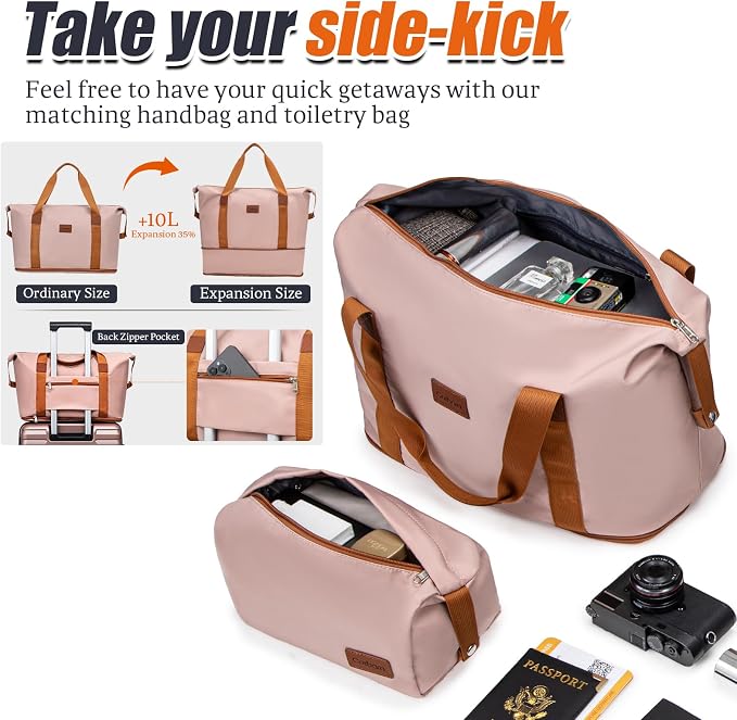 Cosbarn Luggage Sets 5 Piece Suitcases with Wheels, Suitcase Set ABS Hard Case Luggage with Spinner Wheels Durable Travel Luggage - Image 7