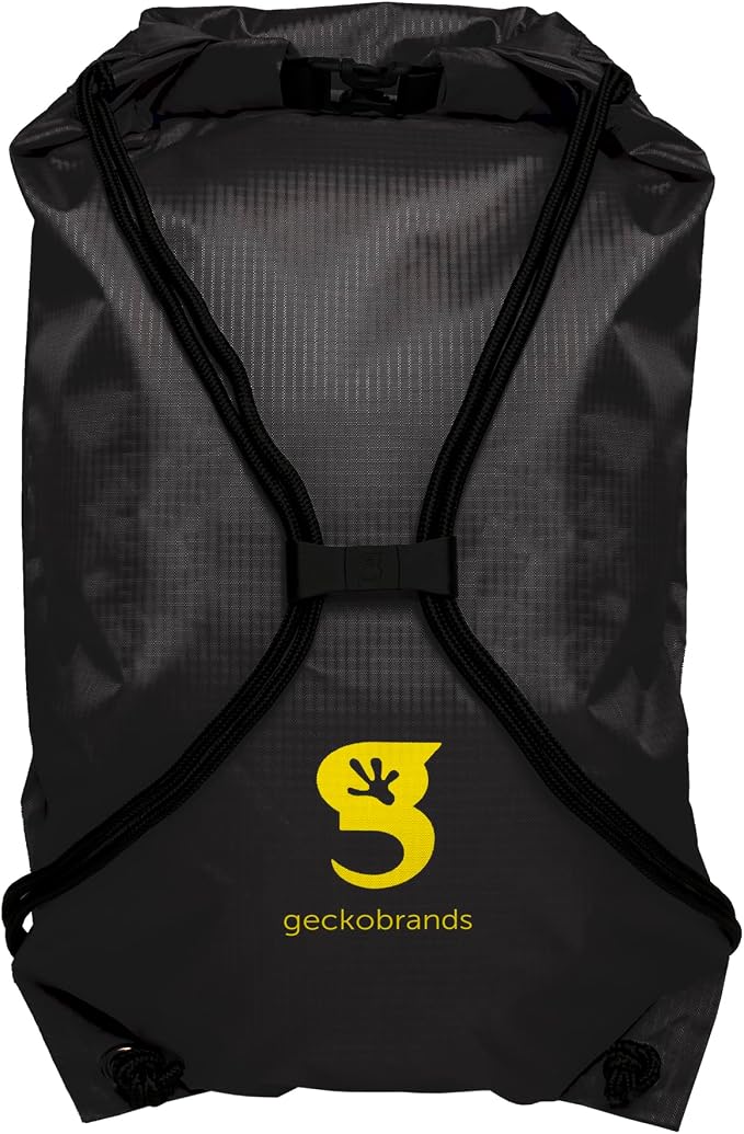 geckobrands Embark 10L Drawstring Backpack – Waterproof, Lightweight Dry Bag for Beach, Hiking, and Light Water Activities - Image 2