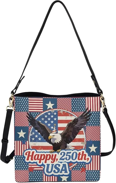 HUGS IDEA Boho Bags for Women Leather Handbag Shoulder Bucket Crossbody Purse - Image 4