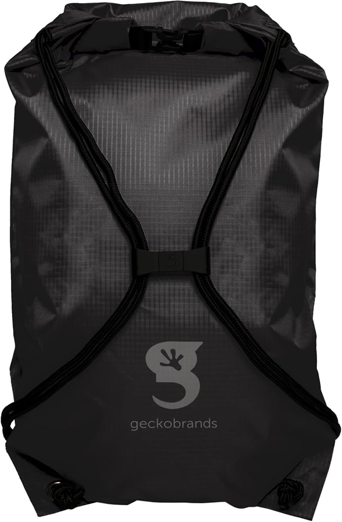 geckobrands Embark 10L Drawstring Backpack – Waterproof, Lightweight Dry Bag for Beach, Hiking, and Light Water Activities - Image 2