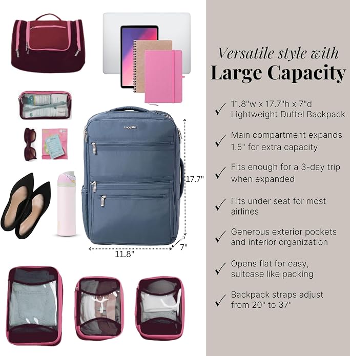 Baggallini Modern Convertible Travel Backpack - Image 4
