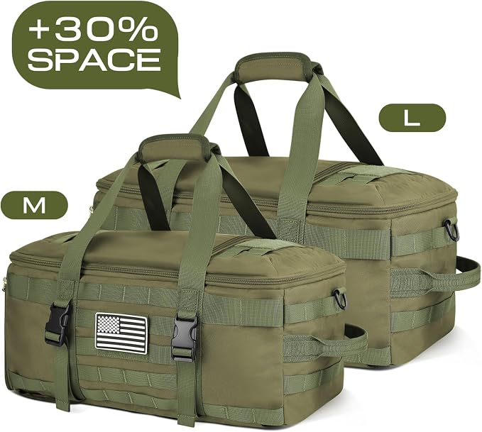 Gym Bags for Men, Large Tactical Duffle Backpack with Shoe Compartment, 3 in 1 Carry on Bag Travel Backpack with Wet Pocket, Weekender Overnight Range Bag for Workout Football Gym, Green - Image 5