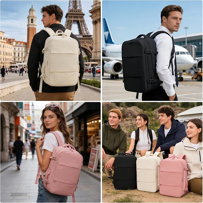 Vacuum Backpack 60L with Pump, Waterproof for 17" Laptop, Black - Image 6
