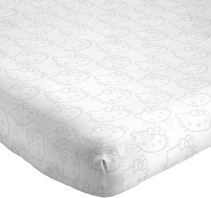 Jay Franco Sheet Set with Fitted, Flat Sheets & Pillow Cover - Ultra-Soft Bedding with Pillowcase for Room Decor, White - Hello Kitty, 4 Piece Full - Image 4
