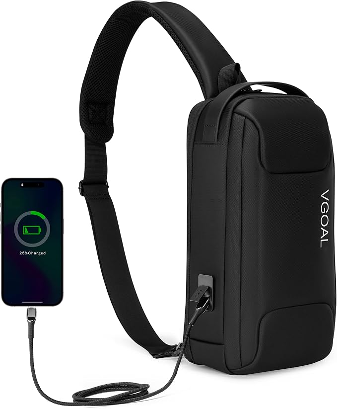 VGOAL Crossbody Bag Sling Bag for Women Men Sling Backpack Mini Backpack Daypack Crossbody for Travel Sport Running Hiking (FG6315-A) - Image 4