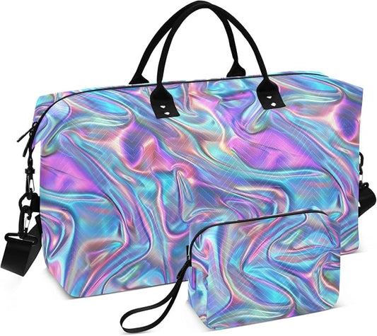 senya Weekender Bags Travel Duffel Gym Bag Trendy Y2k Style Carry on Overnight Tote Bag with Toiletry Bag for Airplane Travel Trip Gym Yoga, g366817174p1006c1071s2442 by senya
