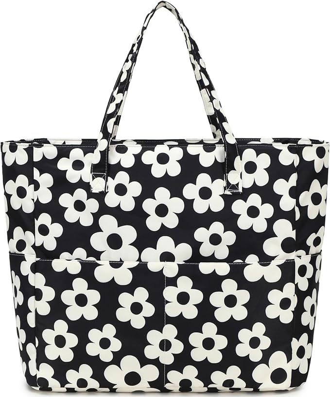 Bluboon Waterproof Beach Tote Pool Bags for Women Ladies Extra Large Carry On Bag With Wet Compartment for Weekender Travel - Image 8