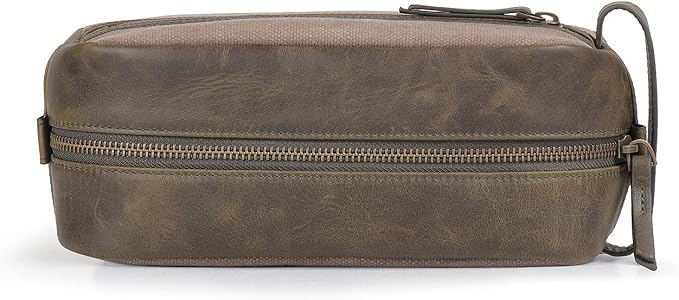 Londo Genuine Leather Travel Toiletry Bag – Makeup, Shaving Organizer, Dopp Kit for Men & Women, Durable & Stylish Travel Accessory - Image 7