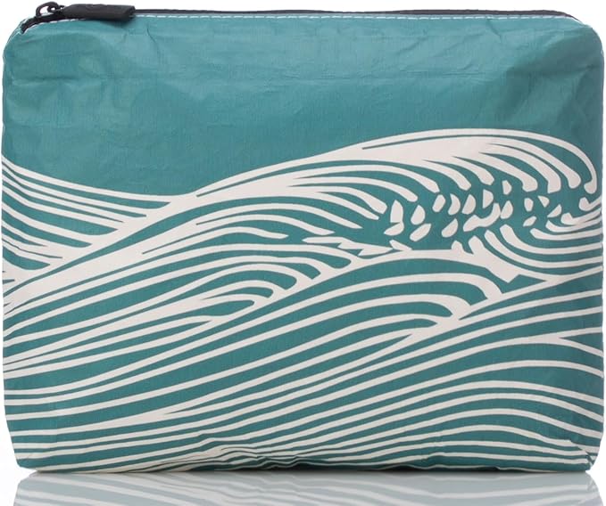 ALOHA Collection Small Pouch | Lightweight, Packable, and Splash-Proof Makeup Pouch | Easy to Clean by ALOHACollection