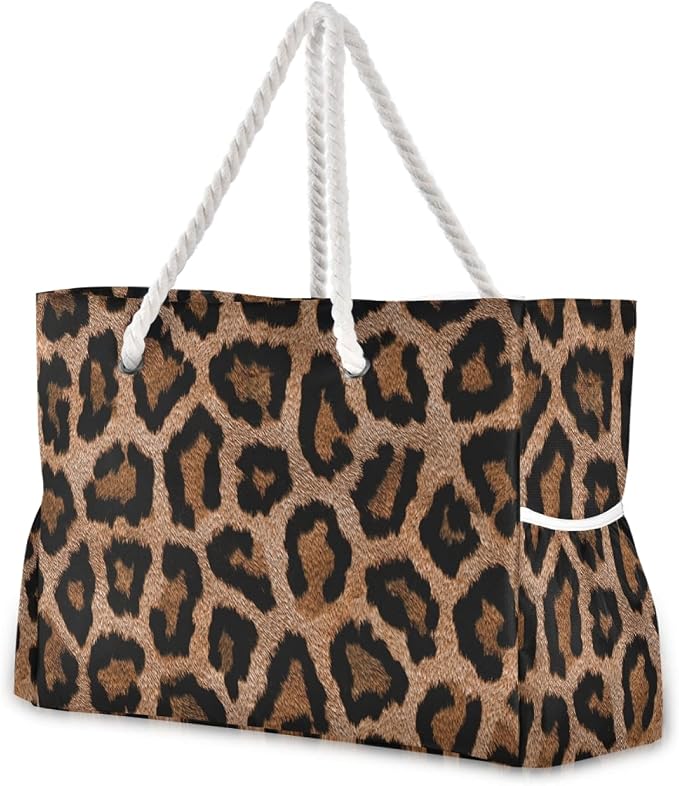 senya Large Beach Shoulder Bags Canvas Tote Water Resistant for Gym Travel Daily by senya