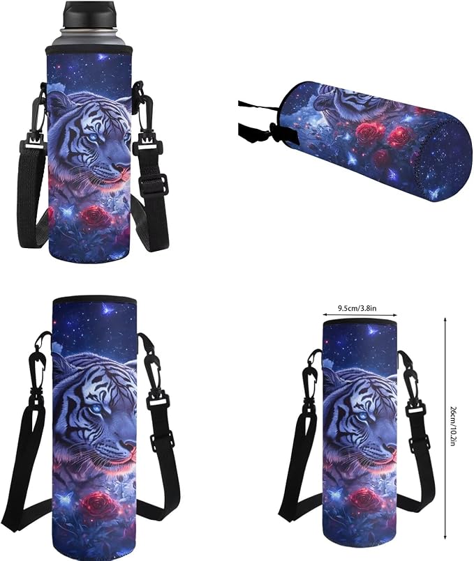 Sacred Tiger Bookbag and Lunch Box Set for Boys Ages 5-11 School Bag Primary Kindergarten Middle Lightweight Kids Backpack Pencil Case Portable Water Bottle Holder 4Pcs Set 17 inch - Image 6