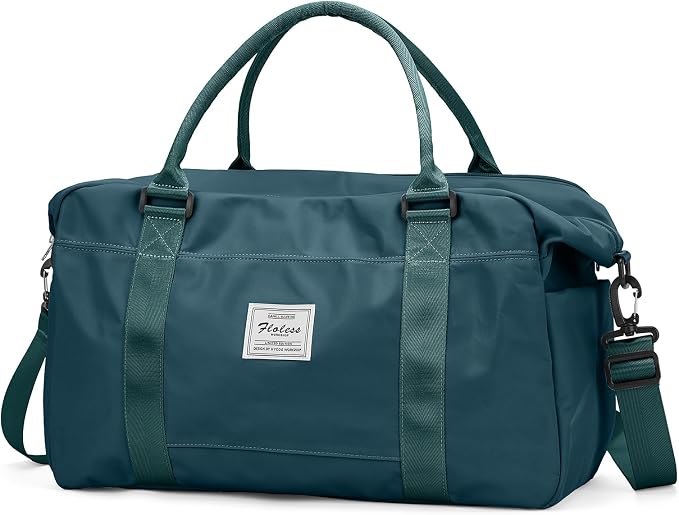 Travel Duffel Bag, Carry On Overnight Weekender Bags for Women | Travel Bag with Wet Pocket & Trolley Sleeve, For Spirit Airlines 18x14x8 Personal Item Bag - Image 8